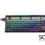 Meetion VibeKey B98 98% Tri-Mode Wireless Bluetooth Wired Membrane Gaming Keyboard -Black