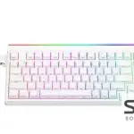 Meetion VibeKey B98 98% Tri-Mode Wireless Bluetooth Wired Membrane Gaming Keyboard -White