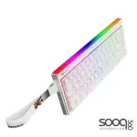 Meetion VibeKeyB68 68% Wireless Membrane RGB Gaming Keyboard -White