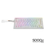 Meetion VibeKeyB75 Compact 75% Wireless Membrane Gaming Keyboard -White