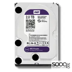Western Digital Purple WD23PURZ 2TB 3.5 Inch SATA 5400RPM Surveillance HDD