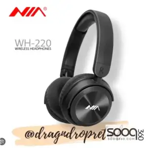 NIA WH220 On Ear Wireless Bluetooth Headphones