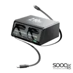 6-IN-1 WLX-60E Dual Stretch Desktop Charger Station 210W