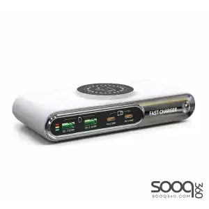 6 in 1 WLX-F9A USB Type-C Smart Fast Wireless Charging Station 45W