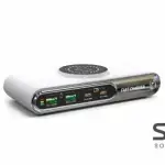 6 in 1 WLX-F9A USB Type-C Smart Fast Wireless Charging Station 45W