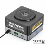 7-IN-1 WLX-R8C Magnetic Wireless Smart Multi-Port Desktop Charger 80W