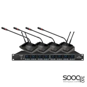 AISP WM-6218 8 Channel UHF Wireless Conference Microphone