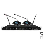 AISP WM-6212 2 Channel UHF Wireless Conference Microphone