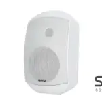 AISP WS-6090 8" Wall Mount Speaker with Power Tap 60W -White