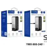 HAING YMX-908-240W 8 Port USB Fast Charging Station 240W EU Plug
