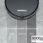 مكنسة وممسحة روبوت ذكية Sayona Reboot IQ Robot Vac
