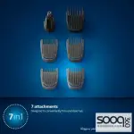 الة حلاقة فيليبس متعددة الوظائف - إصدار 3000 موديل MG3720/33