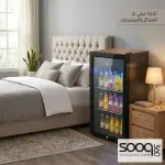 ثلاجة ميني بار سايونا بسعة 73 لتر باب زجاجي