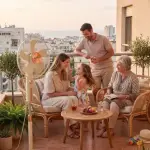 مروحة الكترا 18 انش عامودي