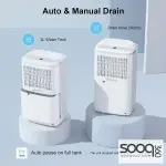 جهاز سحب الرطوبة 10 لتر من الكترا Electra dehumidifier
