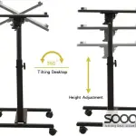 طاولات خاصة للاب توب و الاكل بجانب السرير folding computer desk