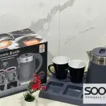 غلاية كهربائية منزلية من RAF - مع 2 كوب سيراميك