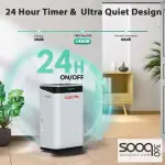 جهاز سحب الرطوبة والروائح من الكترا 20 لتر Electra dehumidifier
