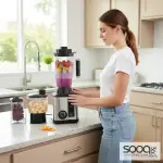 خلاط كهربائي 8 في 1 من الكترا بقوة 1100 واط