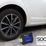 منفاخ هواء سباركو مع ساعة قياس ضغط العجل