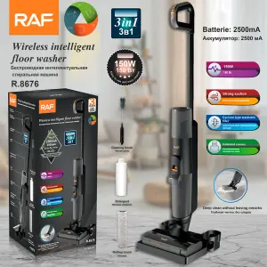 المكنسة الكهربائية شحن جاف رطب R8676تنظيف ذاتي
