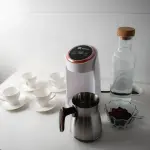 ماكينة القهوة التركية  الستيل من ماركة سايونا
