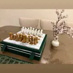 شطرنج الرخام الطبيعي الفاخر