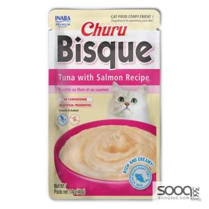 مكافئة للقطط CHURU BISQUE Tuna with Salmon Recipe
