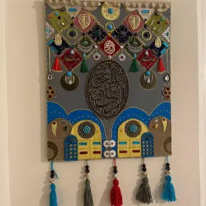 ديكور جداري يدوي قياس (60×40)