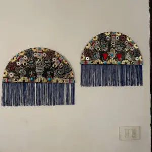 طقم ديكور جداري يدوي قطعتين