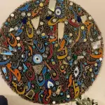 ديكور جداري يدوي قياس (70 سم)