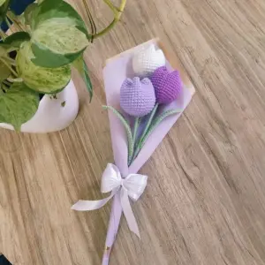 باقة ورد كروشيه