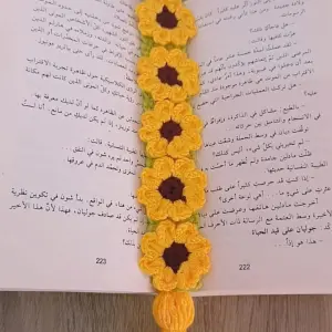 فاصل كروشيه للدفاتر و كتب