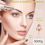 أداة تشذيب الحواجب وإزالة شعر الوجه