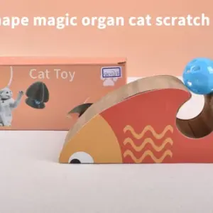 لعبة خدش القطط Fish shape magic Cat Toy