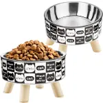 أوعية طعام مرتفعة مصنوعة The High Pet Food Bowl