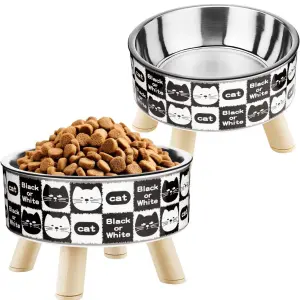 أوعية طعام مرتفعة مصنوعة The High Pet Food Bowl