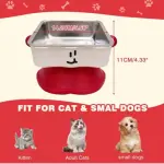 وعاء مرتفع للطعام أو الماء للحيوانات الأليفة The High Pet Food Bowl