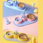 طقم وعاءين للحيوانات الأليفة، The double food & water Bowl