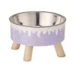 وعاء طعام للحيوانات الأليفة بتصميم "آيس كريم" The High Pet Food Bowl