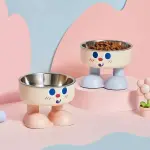 وعاء طعام للحيوانات الأليفة بتصميم وجه The High Pet Food Bowl