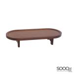 Serving Plate-Brown-Wooden