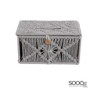Tissue Box-Beige-25x14x13cm