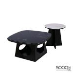 Baity-Coffee Table-Black-80*80 50*50-2 cartons/1 SET-80x80cm