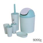 Bathroom Accessories-Blue-6 Pcs