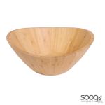 Serving Wooden Bowl-Brown-30x28.8x12.2cm