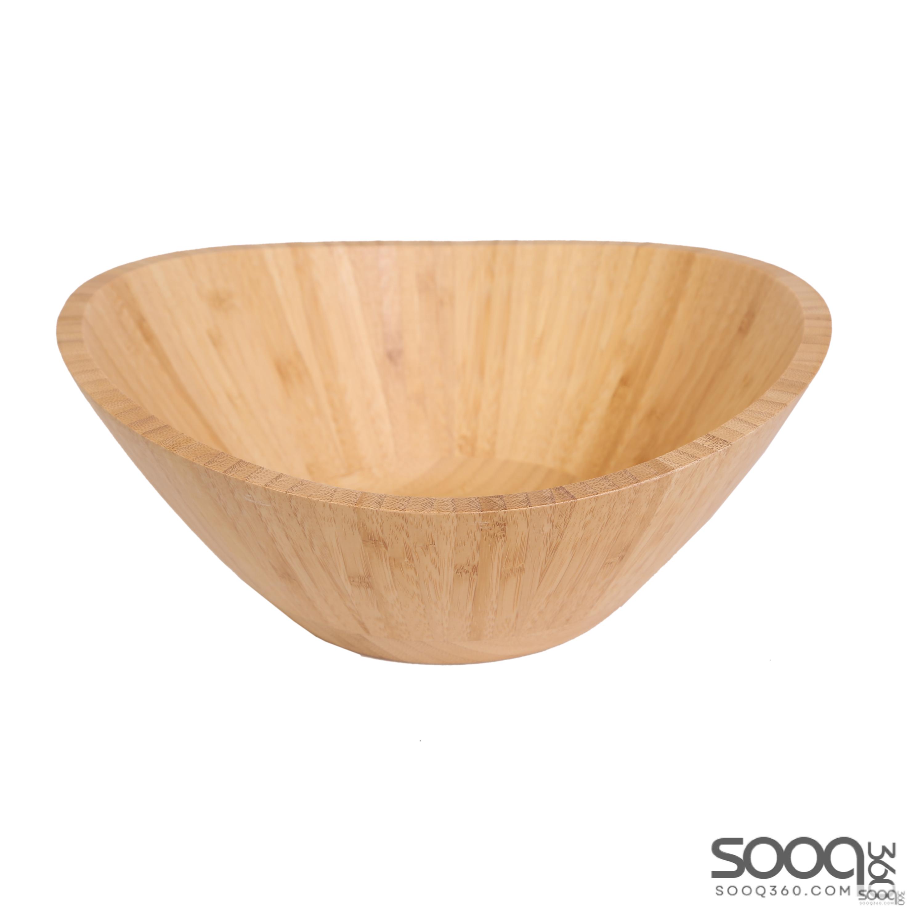 Serving Wooden Bowl-Brown-30x28.8x12.2cm