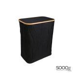 Garbage Basket Set-Black-57x37x68cm