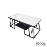 Baity-Coffee Table-White-white-2 cartons/1 SET-120x60cm