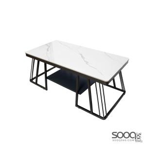 Baity-Coffee Table-White-white-2 cartons/1 SET-120x60cm